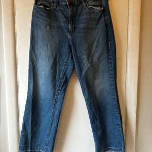 Universal Thread Blue Ankle Bootcut Jeans